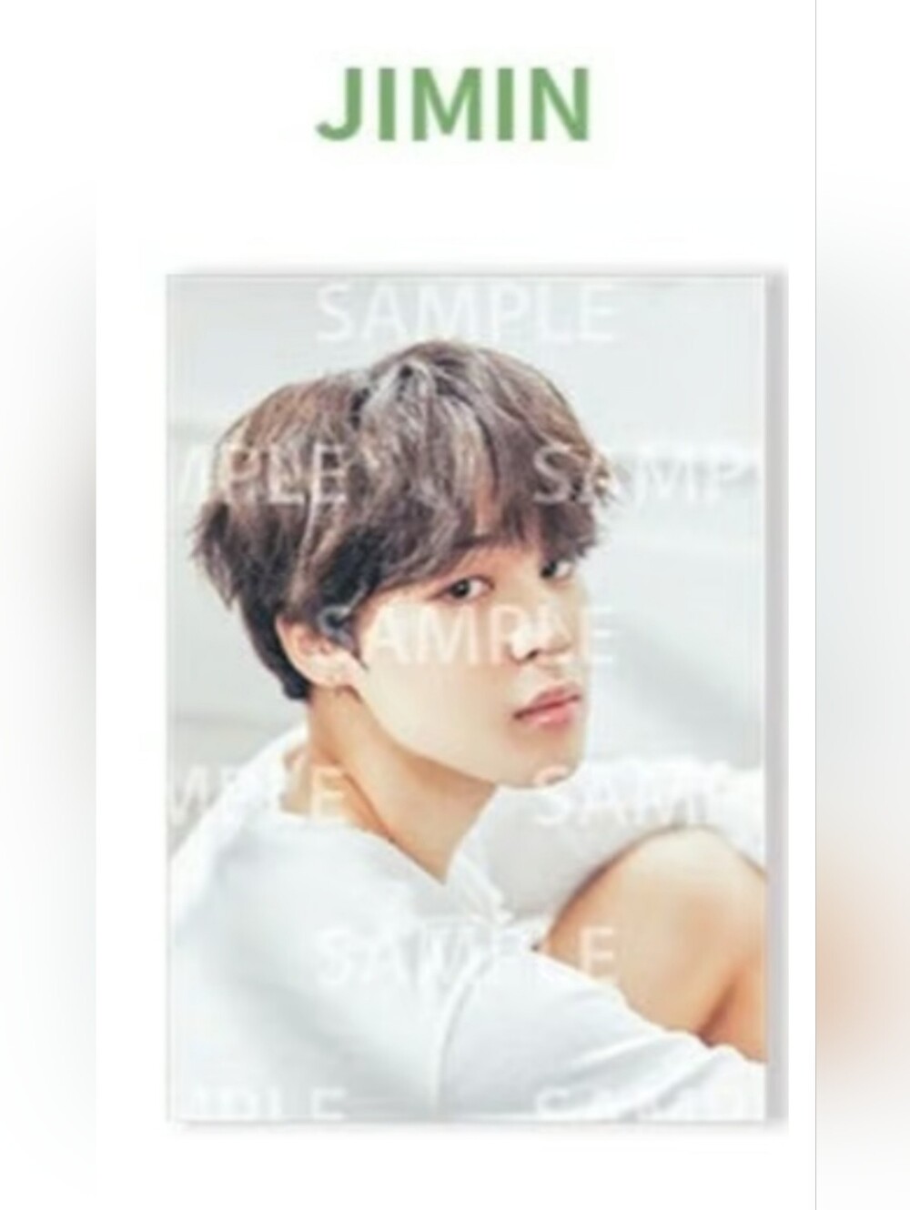 [New] Official BTS Merch BTS Exhibition - Jimin Poster